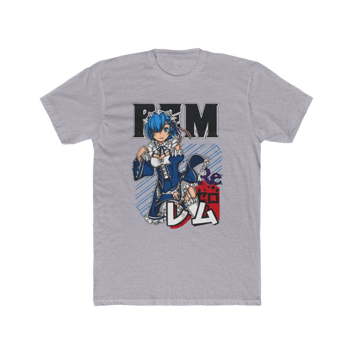 Rem Shirt, Re:Zero Shirt, Anime Shirt, Vintage T Shirt - Artsholic - Fan Art Merch - alternate angle 3, merchandise